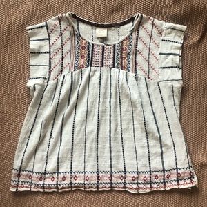 Knox Rose Embroidered Top